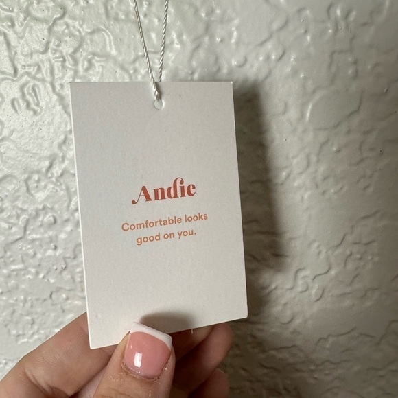 NWT Andie Swim The Bermuda Top Rib Terry in Neon Lemon - Picture 6 of 7